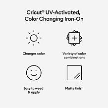 Cricut UV-Activated, Color-Changing Iron-On