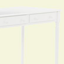 Crisp-White, 2-Drawer Writing Desk