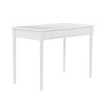 Crisp-White, 2-Drawer Writing Desk