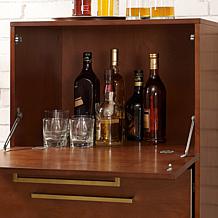 Crosley Furniture Everett Spirit Cabinet - Mahogany
