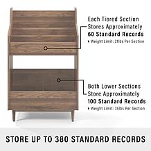 Crosley Liam Record Storage Stand Walnut