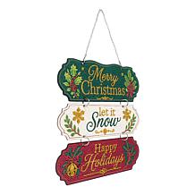 Crystal Art® Christmas Sentiment Hanging Sign