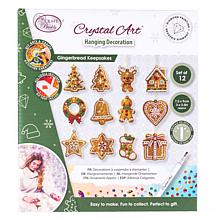 Crystal Art® Gingerbread Keepsakes Hanging Decorations - Set of 12