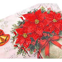 Crystal Art® Winter Poinsettia Papercraft Card Kit