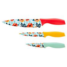 Cuisinart 9-piece Floral Pinch Bowl and Knife Set