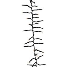 CUL 1000-Light 33-Foot Cluster Garland with Warm White LEDs