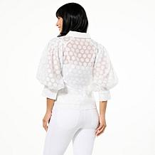 Curations x Amy Morrison Burnout Polka Dot Top & Cami
