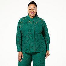 Curations x Amy Morrison Lace Blouse with Cami