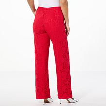 Curations x Amy Morrison Lined Lace Pant with Pockets