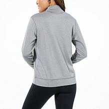 Curations x Nicole Hickl Angled Yoke Mock-Neck Top 