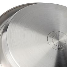 Curtis Stone 12" DuraPan+ Nonstick Stainless Steel Multipurpose Pan