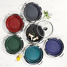 Curtis Stone 12" DuraPan+ Nonstick Stainless Steel Multipurpose Pan