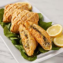 Curtis Stone 12ct Salmon Wellington w/Spinach, Lemon and Cheddar Sauce