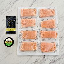 Curtis Stone 8-count 6 oz. Faroe Island Salmon Filets - Auto-Ship®