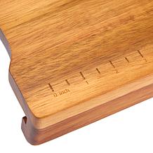 Curtis Stone Acacia Wood Workstation with Micro Sheet Pan 