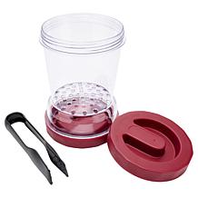 Curtis Stone Pickle Jar with Tongs