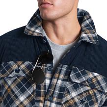 Dallas Cowboys Officially Licensed NFL Men's Plaid Shirt Jacket
