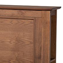 Danielle King Size Platform Storage Bed with Built-In Shelves