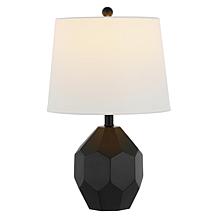 Danilo 19.5" Black Resin Table Lamp