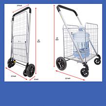 dbest Cruiser Cart All-Terrain Shopping Cart w/Germ Guard & Sport Bags
