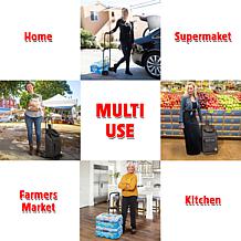 dbest Trolly Dolly Rolling Compact Shopping Cart