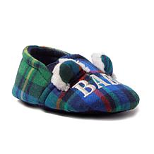 Dearfoams Infant Baby Bear Matching Christmas Slippers
