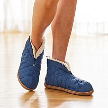 Dearfoams Men's Indoor/Outdoor Warm Up Boot Slipper