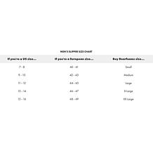 Dearfoams Men's Lennox Sweatshirt Camp Slide Slipper