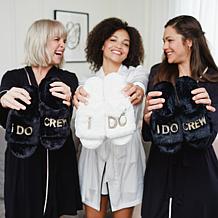 Dearfoams Women's I Do and I Do Crew Scuff