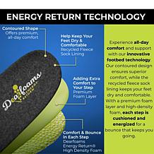 Dearfoams Women's Lightweight Energy Return Clog - Ontario