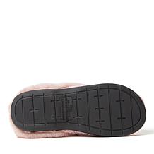 Dearfoams Women's Marled Cable Knit Chenille Clog - Wide