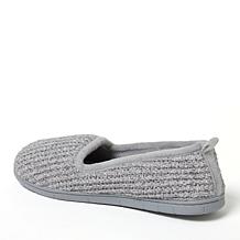 Dearfoams Women's Memory Foam Chenille Closed Back Slippers - Rachel