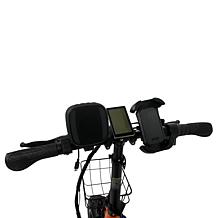 DeLorean 750W Low-Step Folding E-Bike w/Pedal Assist & Accessories