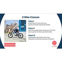 DeLorean Folding 500W E-Bike with Self-Repairing Tires and More