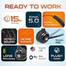 Delton 10X Wireless Computer Headset for Call Center