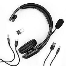 Delton 20x Professional Wireless Computer Headset + 1080p Webcam