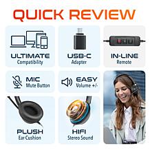 Delton 42Y Noise Canceling Binaural Computer Headset with Microphone