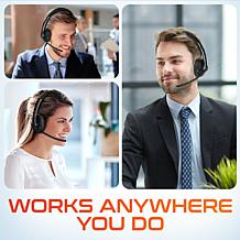 Delton 60X Wireless Computer Headset for MS Teams, Meet, and Zoom