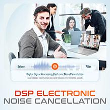 Delton 95X Ultralight Wireless Noise Canceling Headset for MS Teams
