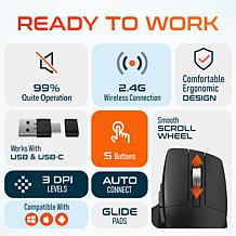 Delton S18 Wireless Ergonomic Computer Mouse