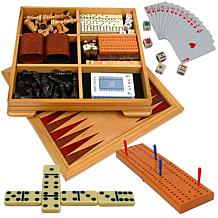 Deluxe 7-in-1 Game Set - Chess & Backgammon