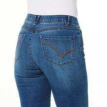 Democracy "Ab"solution® Embroidered Pocket Straight Leg Denim Jean
