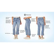 Democracy "Ab"solution® High-Rise Kick Flare Jean with Slits