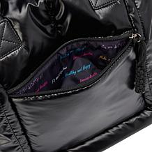 Denise Austin Puffer Day Tote with Cosmetic Bag