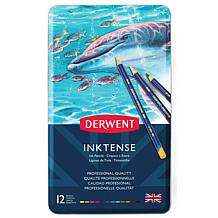 DERWENT Inktense 12-piece Colored Pencil Set