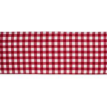 Design Imports 14" x 108" Red Check Outdoor Table Runner