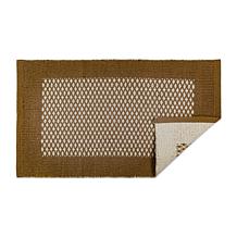 Design Imports 20" x 31.5" Reversible Bordered Small Diamond Rug