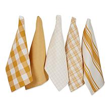 Design Imports Assorted Everyday Kitchen Towels 5-pack