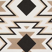 Design Imports Aztec Print Pillow Covers 18x18 Set of 4