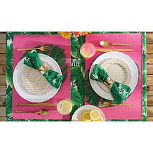 Design Imports Banana Leaf Outdoor Tablecloth - 60" x 84"